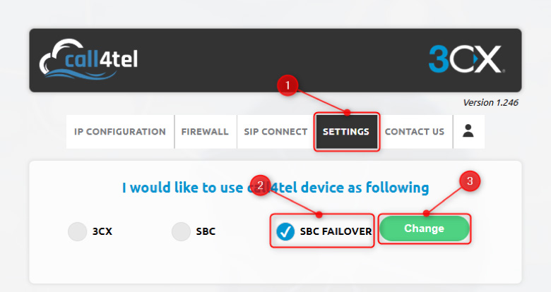 SBC Failover guide